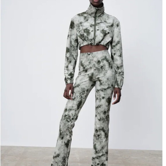 NWT Zara tie dye crop sweater - Picture 2 of 2